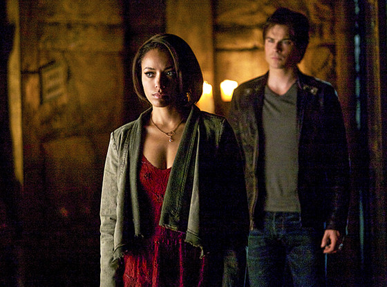 The Vampire Diaries, Kat Graham, Ian Somerhalder The Vampire Diaries, Kat Graham, Ian Somerhalder